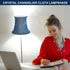 4.72X4.72X4.33In Hemobllo Fashionable Cloth Lampshade Small Size Clip-on Lamp Cover for Household Chandelier and Table