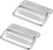 4 Inch Pull Ring Handle, Stainless Steel Foldable Boat Hatch Latch, Pack of 2