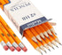 Madisi Wood-Cased #2 HB Pencils, Yellow, Pre-sharpened, 16 Packs of 12-Count, 192 pencils in box by Madisi