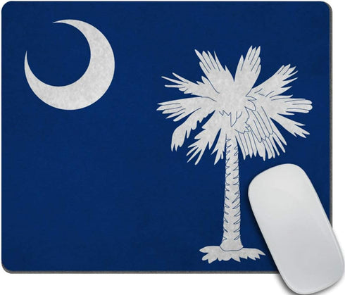 Flag of South Carolina Mousepad, Non-Slip Rubber Gaming Mouse Pad for Computers and Laptops