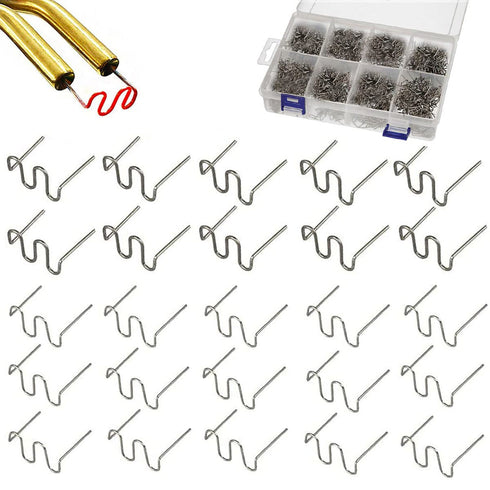 1000PCS Hot Staples Welding Rods for Plastic Repair Machine, 0.8mm 0.6mm Staples for Car Bumpers