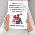 Charming Romantic Birthday Card for Your Loved One - Perfect Gift for Him/Her