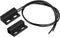 uxcell Wired Door Contact Window Sensor, NC Surface Mount Magnetic Reed Switch in Black