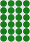 ChromaLabel 3/4 Inch Circle Sticker Labels, 42 Sheets of Permanent Adhesive Round Labels, 1008 Green Sticky Dots