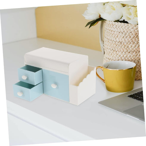 KICHOUSE Bedside Drawer Organizer - Versatile Plastic Storage Box for Office & Home
