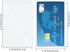 Fengek 50 Packs Clear Card Holder Sleeves, Side-Open Waterproof Business Card Protector Sleeves for Credit Cards