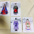 6pcs Sets (ft221) From&to Hanbok Korean Royal family Dress Cards korea souvenir Korean Clothes Traditional Greeting
