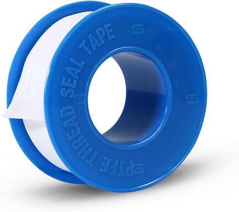 I37 PTFE Thread Seal Tape for Plumbers, White, 3/4 Inch x 1080 Inch