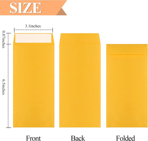 Cash Envelopes-120 Envelopes Money Saving Challenge, 3.2x6.6inch Money Envelopes for Cash, Brown Kraft Paper Money Saving Envelopes, Cash Envelopes for Budgeting, Coins, Checks, Gift Cards & Tickets by Joyberg