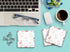 Butler in the Home Sticky Notes, 3 Pack, 3"x3", 50 Sheet Count Per Pad, Be Flamazing Pink Flamingo Memo Pads