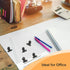 Coideal Black Small Bulldog Clips, 120 Pcs Mini Metal Hinge Bull Clips, 22mm Tiny Binder Paper Clamps