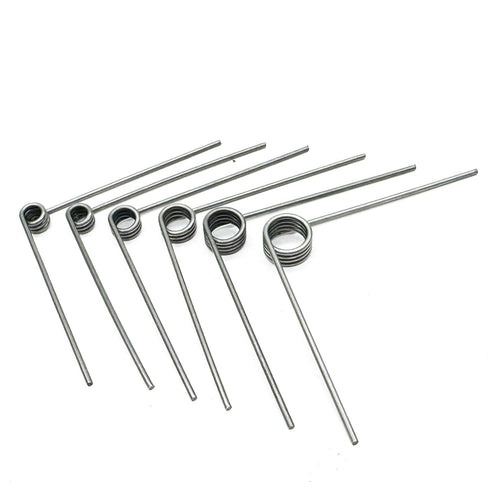 Torsion Spring Assortment for Tools Maintenance DIY, 90 Degree Spring Steel Construction, 1.2mm Wire Diameter (5pcs)