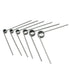 Torsion Spring Assortment for Tools Maintenance DIY, 90 Degree Spring Steel Construction, 1.2mm Wire Diameter (5pcs)