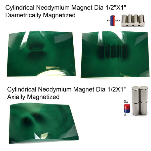 Green Magnetic Viewing Film 4x6 | Cool Magnets Science Kit for Physics Education and Magnetism Demonstrations