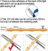 6000K,DC12V 16.4ft/5M 320leds/M CRI90 8mm,for HAMRVL COB LED Strip Lights White Flexible LED Tape Lights Indoor Home