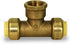 Everflow Supplies Pushlock Female Center Tees UPCTF12, Push x Push X Female 1/2 Inch, Quick Installation