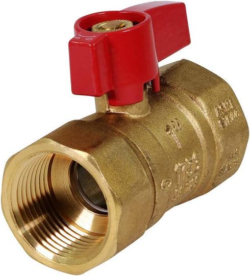 Flextron FTGV-01F01F Gas Ball Valve, 1 x 1-Inch