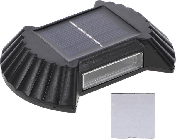 FUOYLOO Solar Powered Wall Lamp Outdoor Waterproof Garden Yard Fence Wall Light with