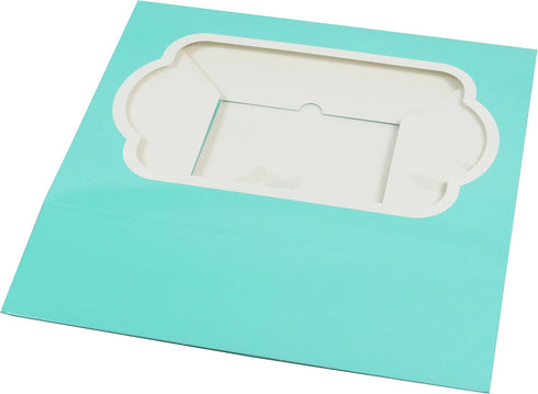 10-Count (14 10 5 Inches, Global Sugar Art Extra Deep Quarter Sheet Cake Box with Window, Sturdy, AutoPopup x x