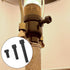 Fukaisu 60pcs E26 3 Lamp Turn Knob On/Off Replacement, Assorted Sizes Light Lamp Socket Switch Twist Knobs Socket Knobs