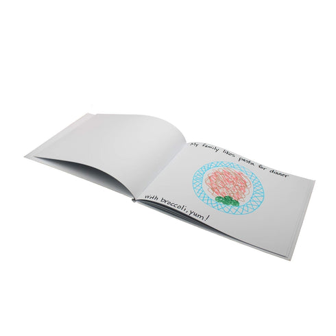 Flipside Products 11" x 8.5" Hardcover Blank Books, 80lb. Paper, Arts and Crafts Sketchbook, Class Pack 12