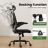 Ergonomic Office Chair, Home Office Desk Chair with Headrest, High Back Computer Chair with Armrests and Adjustable