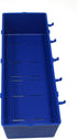 JSP Manufacturing Heavy Duty Blue Peg Board Storage Bin - Parts Storage Bins for Tools, Crafts (2 Pack)