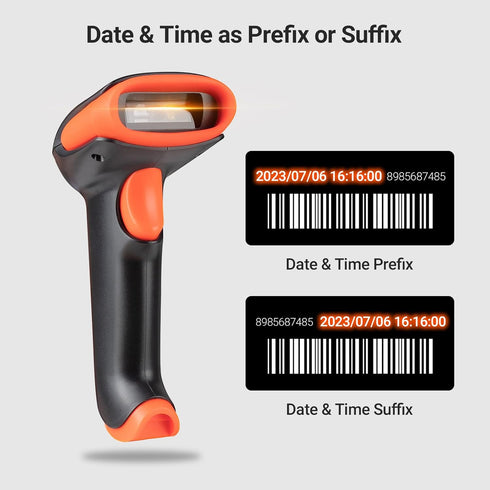 Tera Pro 2024 Newest Wireless 1D 2D QR Barcode Scanner, 3 in 1, Vibration Alert