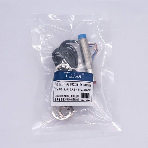 2PCS M12 4mm 5V 3D LJ12A3-4-Z/BX-5V 5VDC Taiss Sensing DC NPN NONormally Open Printer Cylinder inductive Proximity