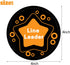 Outus 48 Pieces 4 Inch Classroom Floor Stickers, Number Carpet Markers Spots for Preschool and Kindergarten