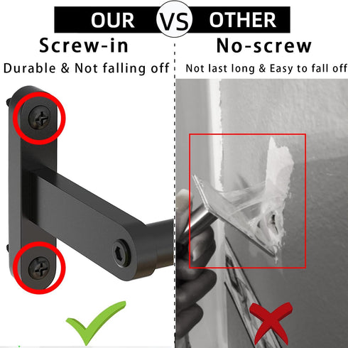 24 Inch Matte Black Towel Bar - Heavy Duty Bathroom Towel Rack, Wall Mounted Stainless Steel Single Towel Bar