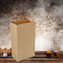 100pcs 18x11x32cm Packaging VOSAREA Kraft Paper Bread Bags and Cookie Bags Oil-resistant Disposable for Bakery