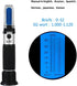 VGVGV 1.000-1.120 0-32% Brix Refractometer, Beer Wort Refractometer Specific Gravity Brix Differential Refractometer