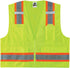Ergodyne Unisex Two-tone Class 2 Surveyors Vest, Lime, Small-Medium