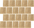 BAZEITFLOW 100pcs Kraft Paper Bread Bags with Window 21x25cm Oil-proof Sandwich Packaging for