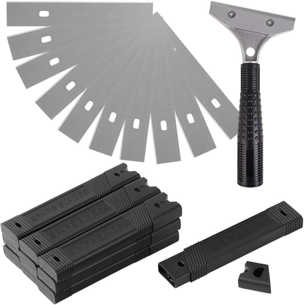 4" Scraper Blades, 100 Pcs Replacement Scraper Razor Blades, Ultra-sharp Scraper Razor