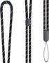 Lanyards 6 Pack Adjustable Neck Lanyard, Black Straps for ID Badge Holder, Keys, Office, Cruise