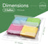 3 16" 18" (15 Count) Seal Fresh Gallon Large Plastic Storage Bags x Reusuable XXL Extra Large Heavy Duty Clear Jumbo
