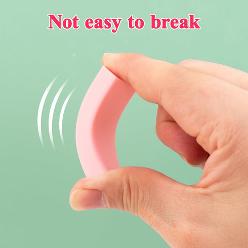 M&G 4+1 Pack Rubber Pink Erasers, Sliding Retractable Eraser, Soft Cute Push Pull Large Pencil Erasers