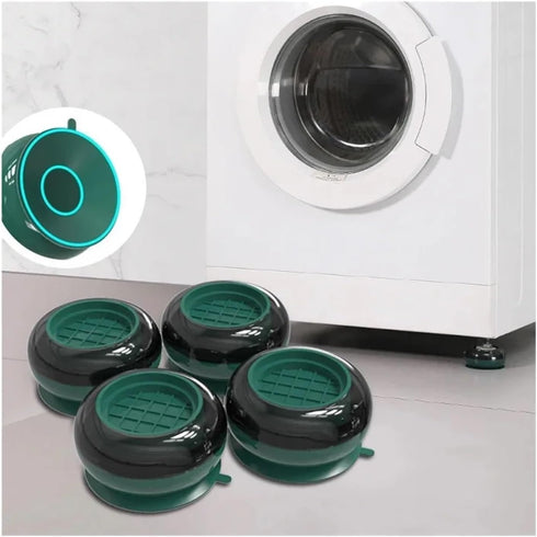 DYLCCHFS 4Pcs 4pcs) Universal Anti Vibration Pads Washing Machine Rubber Foot Mat Silent Refrigerator Furniture Pad