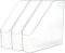 Youngever 3 Pack File Folder Bin Storage, Plastic Organizer with Handle for Easy Carrying
