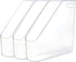 Youngever 3 Pack File Folder Bin Storage, Plastic Organizer with Handle for Easy Carrying
