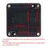 LeMotech Electrical Box ABS Plastic Project Box IP65 Waterproof Junction Box Project Case Universal Enclosure for Electronics Black 2.48x 2.28x 1.37 inch(63x58x35mm)(Pack of 1)