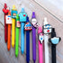 YJ PREMIUMS 10-Pack Cute Nursing Pens with Heart, Syringe Designs in Black Ink for Nurses