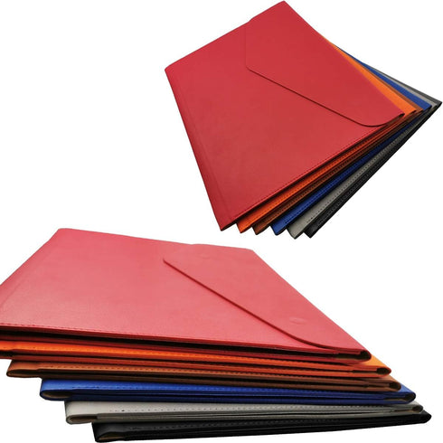 Enyuwlcm PU Leather A4 File Folder Document Holder Waterproof Portfolio Envelope Case with Magnetic Closure