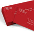 LUXPaper Invitation Envelopes #9 Slimline | Peel & Press | 3 7/8" x 8 7/8" | Ruby Red | 80lb. Text | 50 Qty