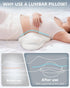 SMDR Ergonomic Lumbar Support Pillow, Dual-Wing Memory Foam Back Cushion for Lower Back Pain Relief & Posture Support