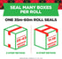 Scotch Tough Grip Moving Packing Tape, Clear, 1.88 in. x 43.7 yd., 3 Tape Rolls