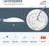 3CCT Countdown 16W 1000Lm, 2Pack ECOELER PIR Motion Sensor Ceiling Light, Selectable Occupancy Light with Time & Light
