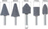 uxcell Abrasive Stone Points Set, Grinding Wheel Polishing Head Bit with 6mm Shank, 10Pcs